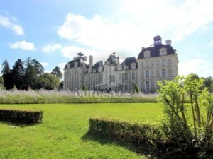 Chateau de Cheverny, Region Loire (Frankreich); Rueckseite