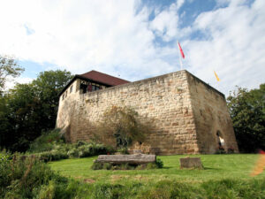 Schloss Wäscherburg, Baden-Württemberg - Aussenansicht der Staufferburg