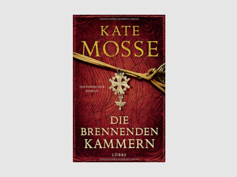 Buchcover "Die brennenden Kammern" von Kate Mosse © Lübber Verlag