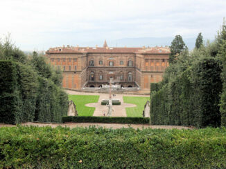 Palazzo Pitti & Boboli Gardens - Blick auf das Schloss