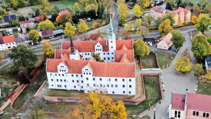 Schloss-Doberlug_Luftbild