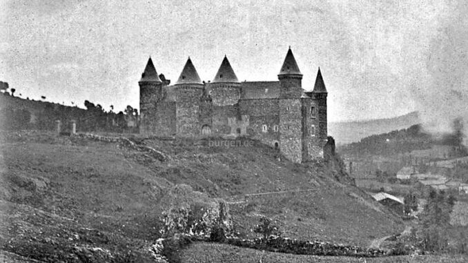 Chateau-de-Sailhant_Historische-Aufnahme-von-1890