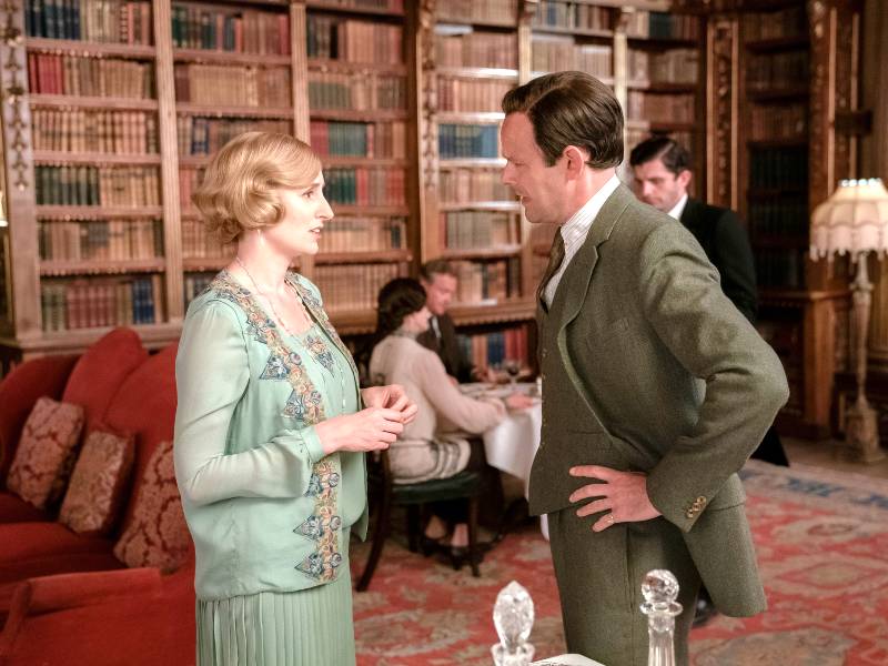 Laura Carmichael als Lady Edith und Harry Hadden-Paton als Bertie Pelham © © 2022 Focus Features LLC