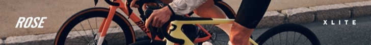 Werbebanner ROSE Bikes - das neue Rennrad XLite