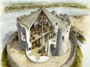 Der Turm im Mittelalter © English Heritage
