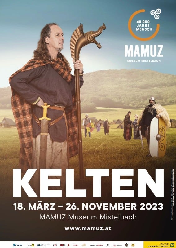 Plakat der Kelten-Ausstellung im MUMAZ