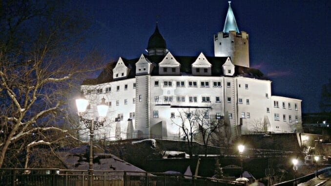 Schloss Wildeck im Schnee c-Stadtverwaltung Zschopau