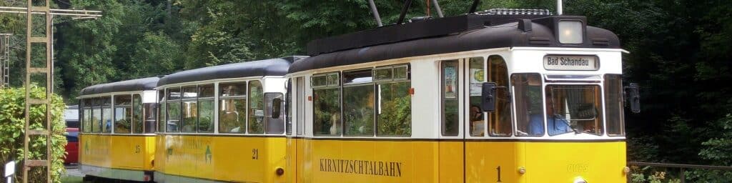 Fahrt mit der Kirnitzschtalbahn